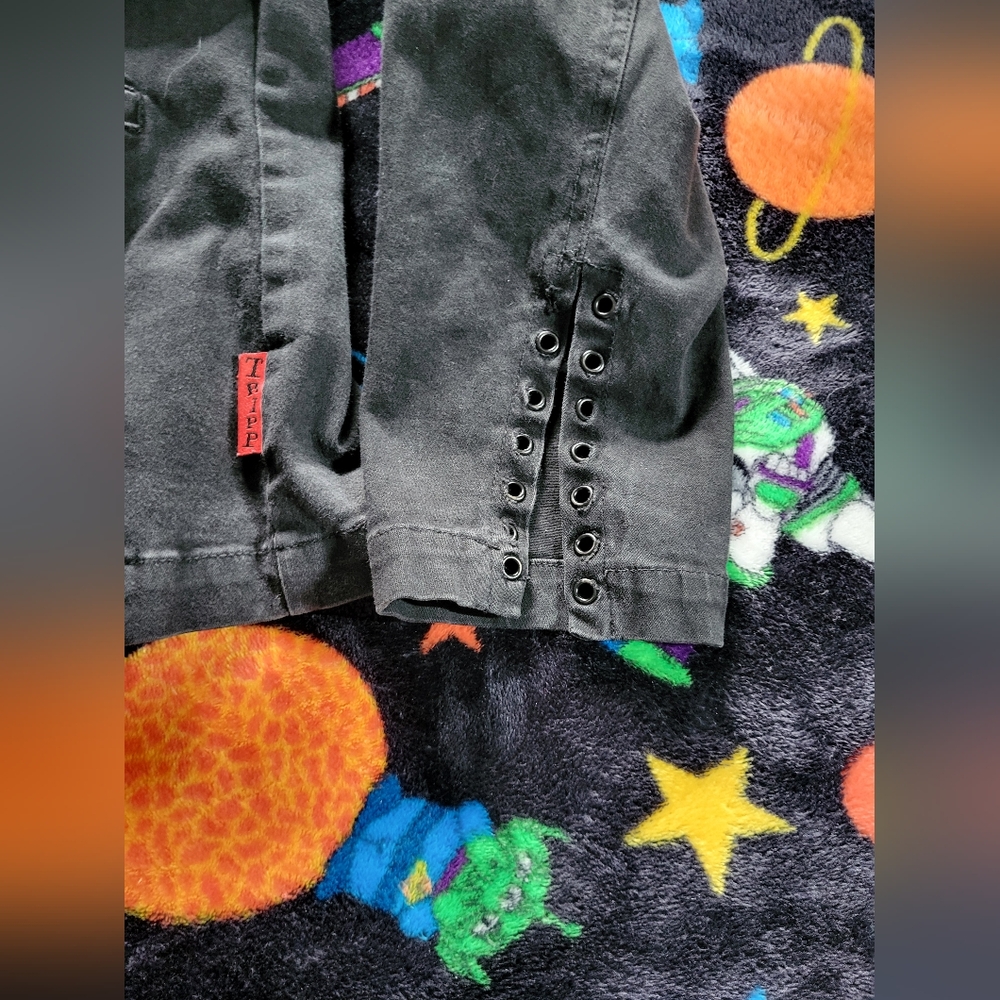 Tripp NYC VINTAGE 2X Black Button-Up Jacket with Lace Details - Picture 8 of 16